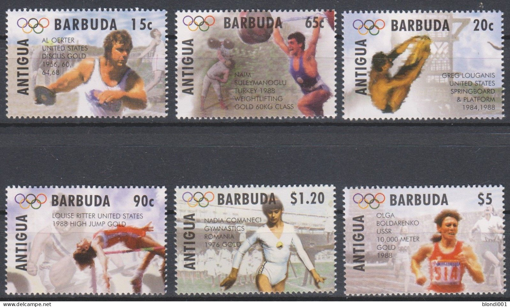 Olympics 1996 - Weightlifting - ANTIGUA & BARBUDA - Set MNH - Zomer 1996: Atlanta