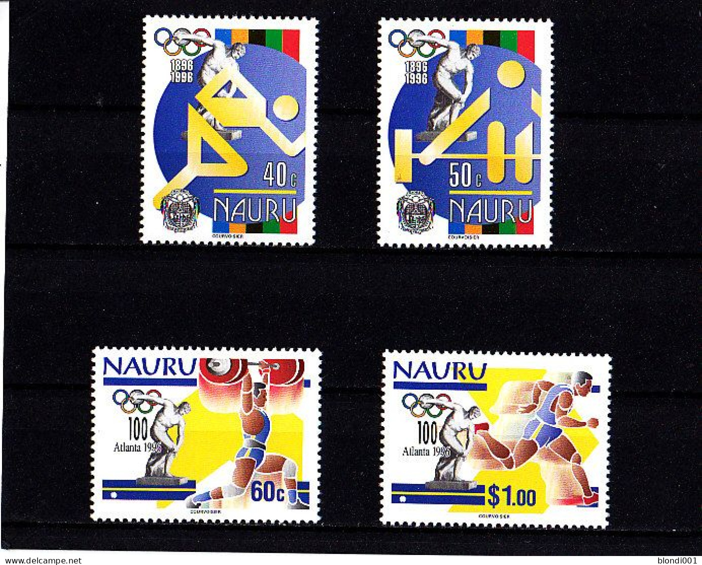 Olympics 1996 - Weightlifting - NAURU - Set MNH - Zomer 1996: Atlanta