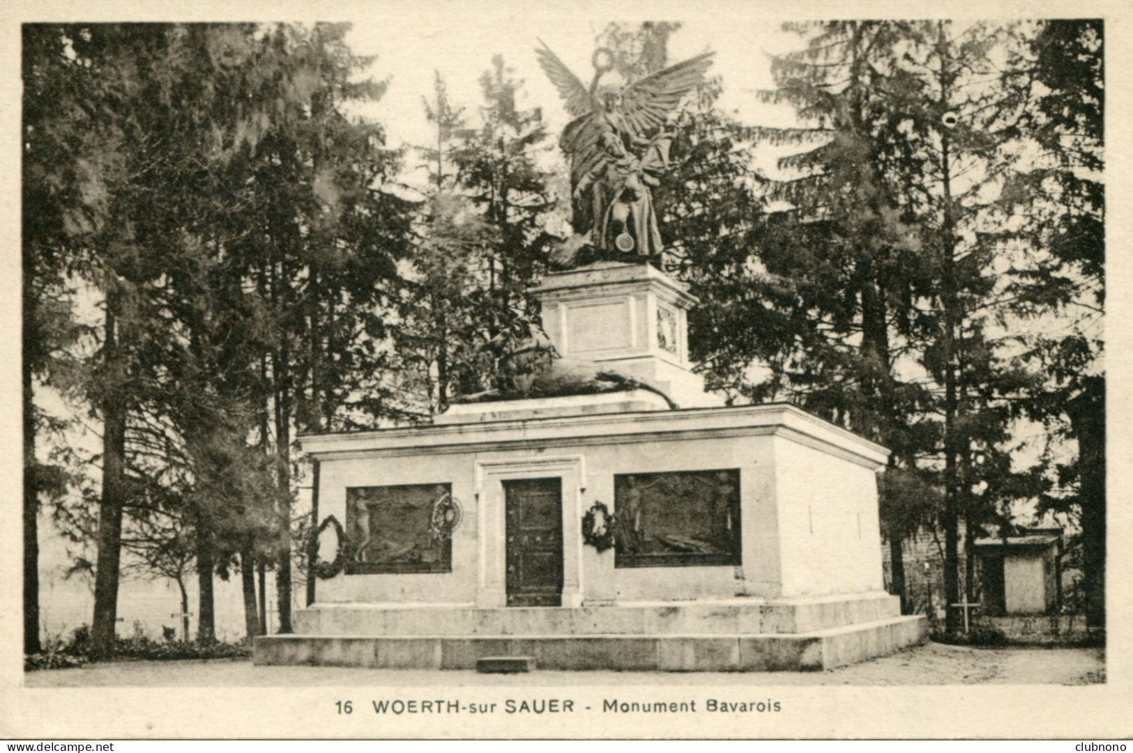 CPA - WOERTH-SUR-SAUER - MONUMENT BAVAROIS (ETAT PARFAIT) - Woerth