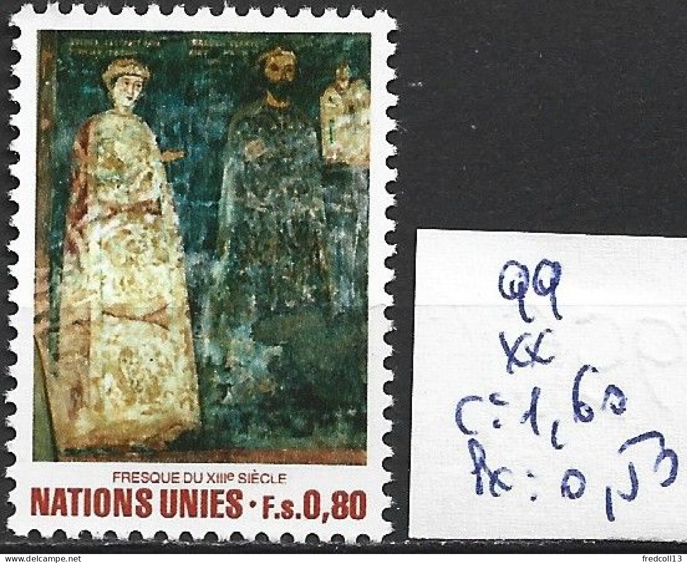 NATIONS UNIES OFFICE DE GENEVE 99 ** Côte 1.60 € - Unused Stamps