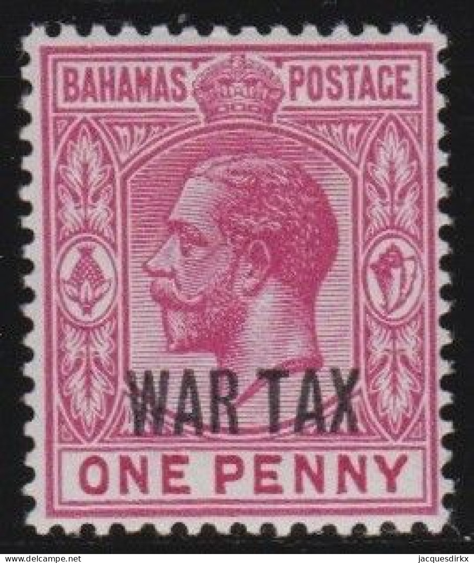 Bahamas    .  SG   .   97   .   Perf. 14  . Mult Crown  CA   .    *      .  Mint- Hinged - 1859-1963 Colonie Britannique