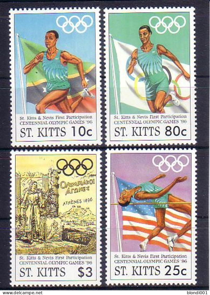 Olympics 1996 - Athletics - ST. KITTS - Set MNH - Zomer 1996: Atlanta