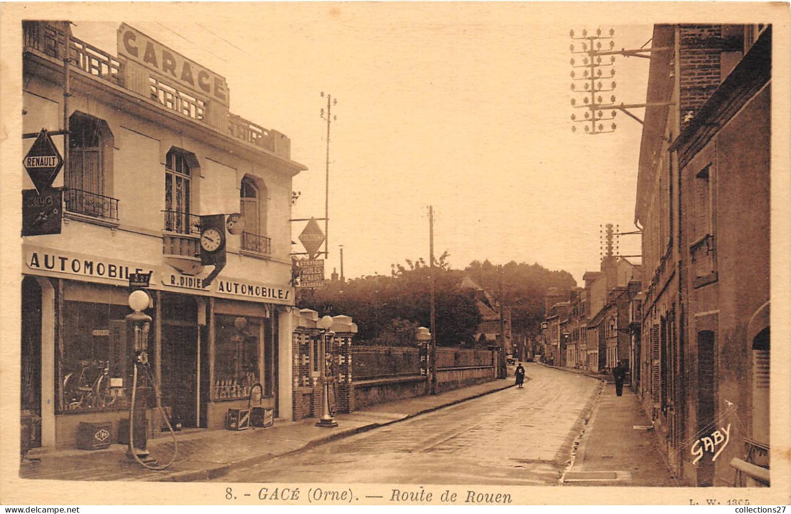 61-GACE- ROUTE DE ROUEN - Gace