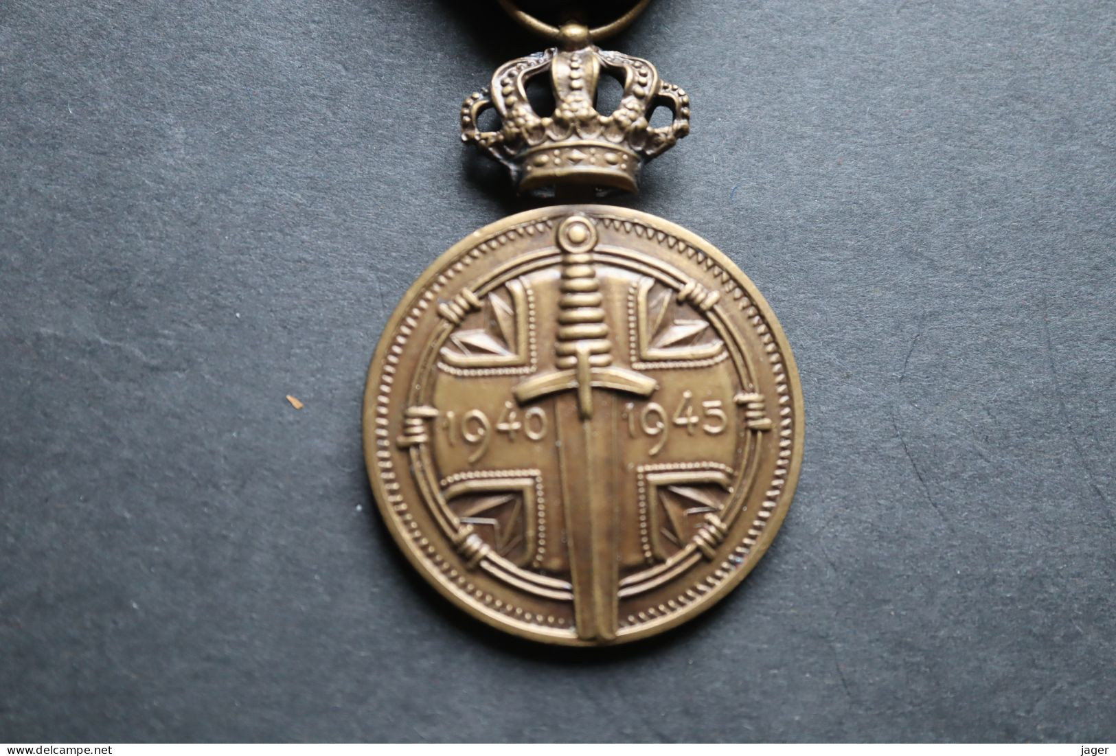 Ordre Médaille BELGIQUE 1940 1945 WWII Médaille Officielle Des Prisonniers - Belgien