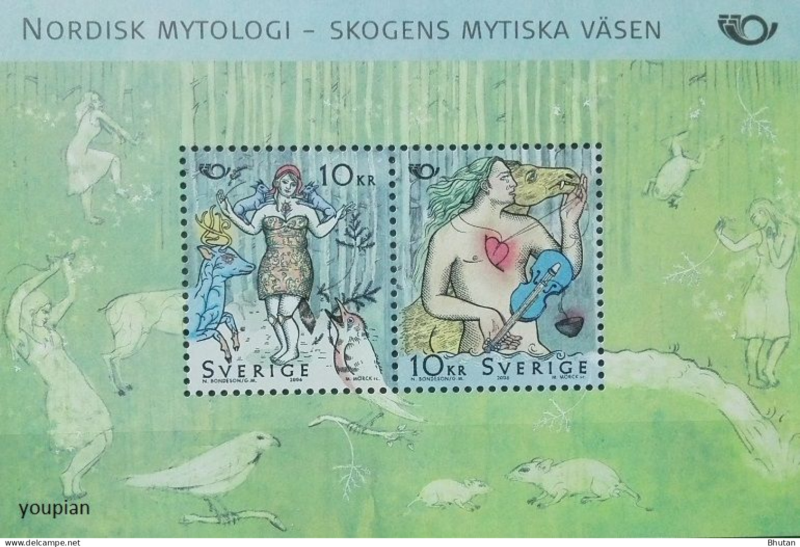 Sweden 2006, NORDEN - Nordic Myths, MNH S/S - Neufs