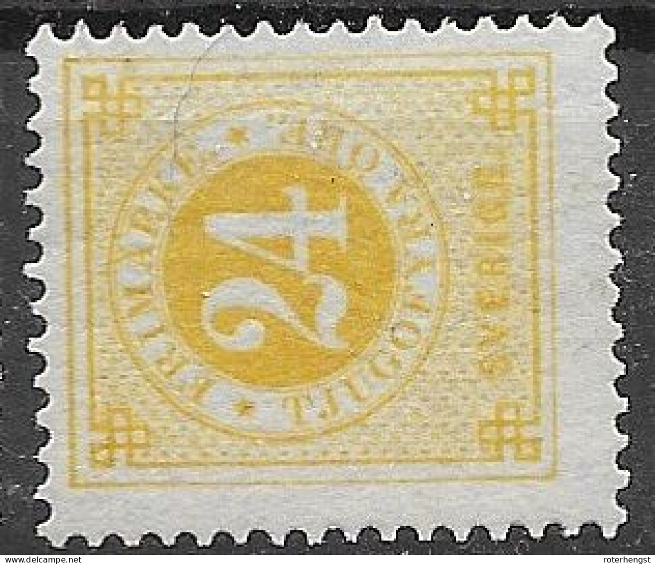 Sweden Mnh ** 1877 Perfect Quality Original Gum Perf 13, - Unused Stamps
