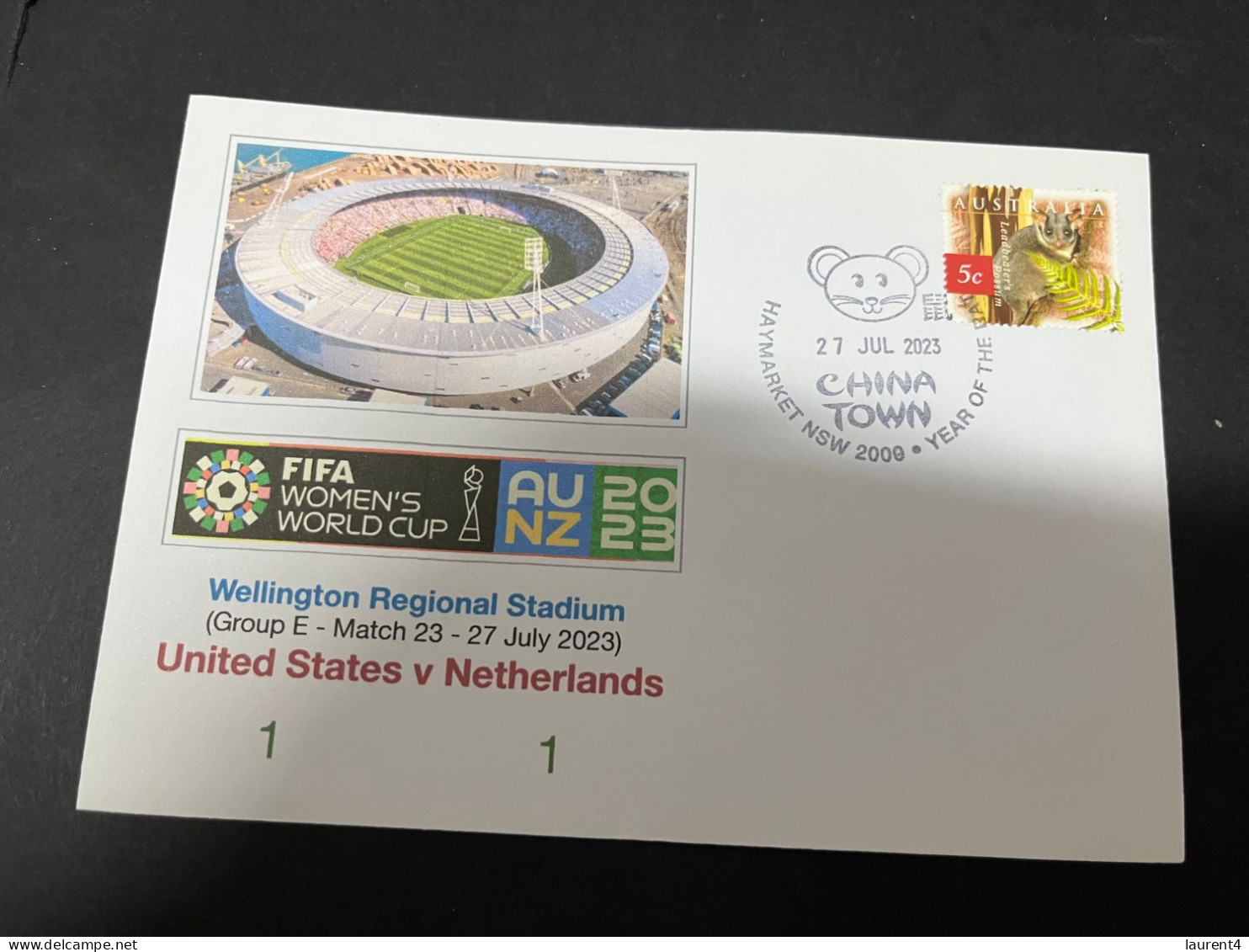 23-2-2024 (1 Y 4) 4 Covers - FIFA Women's Football World Cup 2023 - Uited States Matches - Sonstige & Ohne Zuordnung