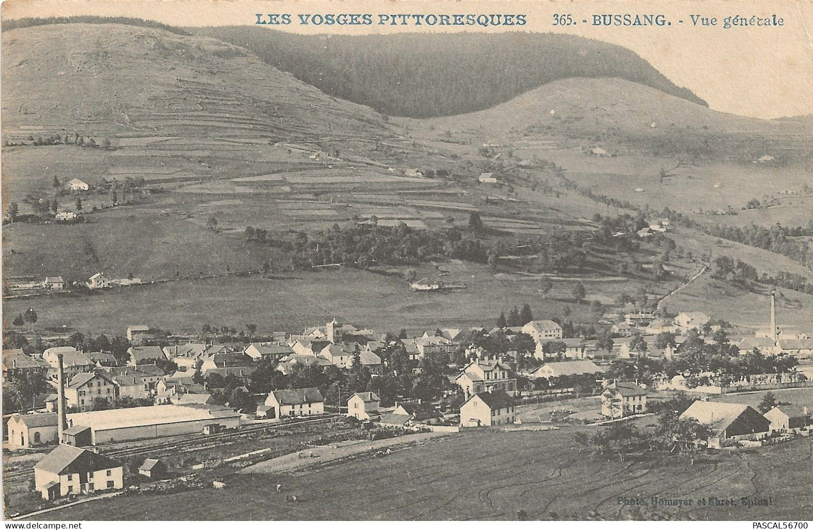 CPA LES VOSGES PITTORESQUES - BUSSANG - VUE GENERALE ***TRES BON ETAT*** - Bussang