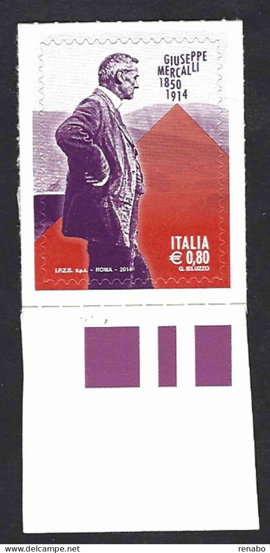 Italia, Italy, Italien, Italie 2014; Giuseppe Mercalli, Geologo E Vulcanologo, Ideò La Scala Mercalli, Mercalli Scale. - Vulkanen