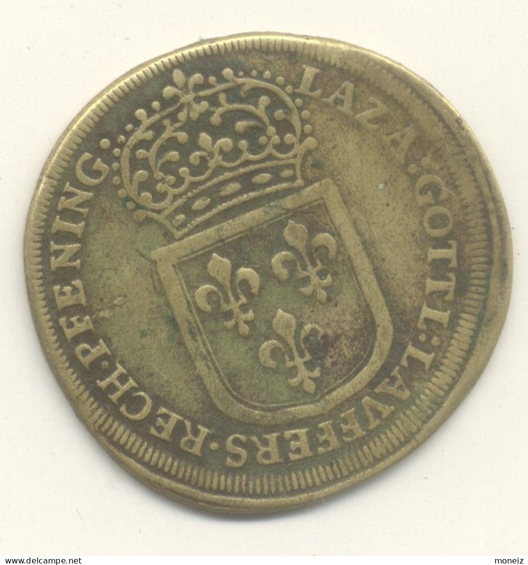 Jeton - Louis XIV - Rechenpfennig	Ville Libre Impériale De Nuremberg - Royaux / De Noblesse