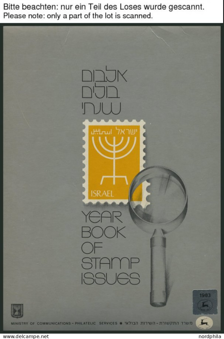 ISRAEL - SAMMLUNGEN, LOTS , 1983/4, 2 Jahrgangshefte, Pracht, Markenwert: Mi. 100.- - Collections, Lots & Series