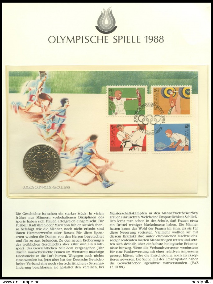 SPORT ,Brief , Olympische Spiele 1988 In 3 Borek Spezialalben Mit Vielen Guten Ausgaben, Auch Viele Ungezähnte Ausgaben, - Other & Unclassified