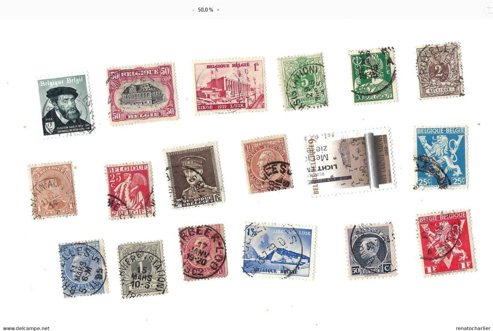 Collection De 85 Timbres  Oblitérés. - Sammlungen