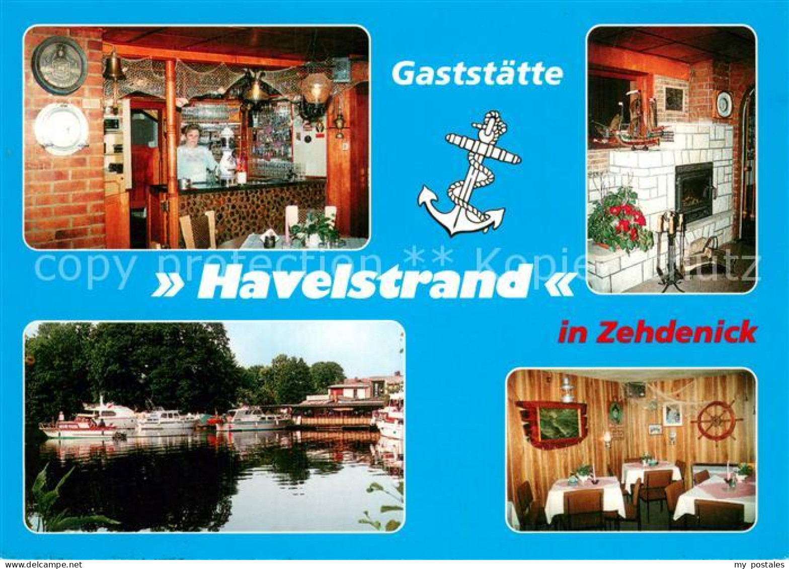 73716518 Zehdenick Gaststaette Hafelstrand Theke Gaststube Fahrgastschiffe Zehde - Zehdenick