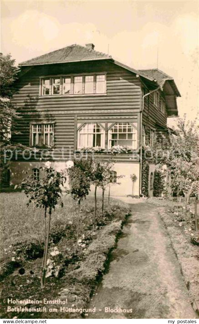 72891372 Hohenstein-Ernstthal Bethlehemstift Am Huettengrund Blockhaus  Hohenste - Hohenstein-Ernstthal