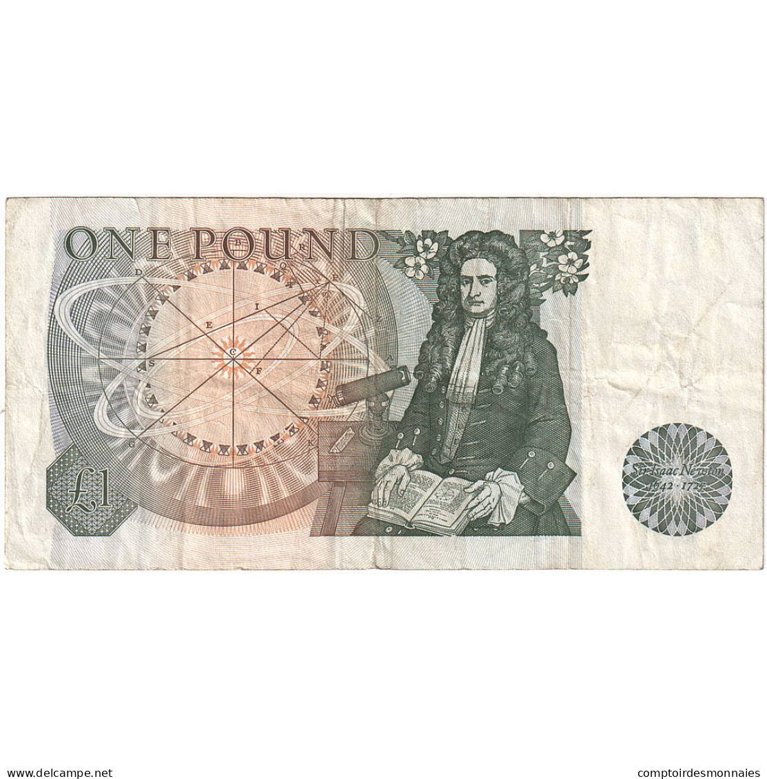 Grande-Bretagne, 1 Pound, Undated (1978-84), KM:377a, TB - 1 Pond