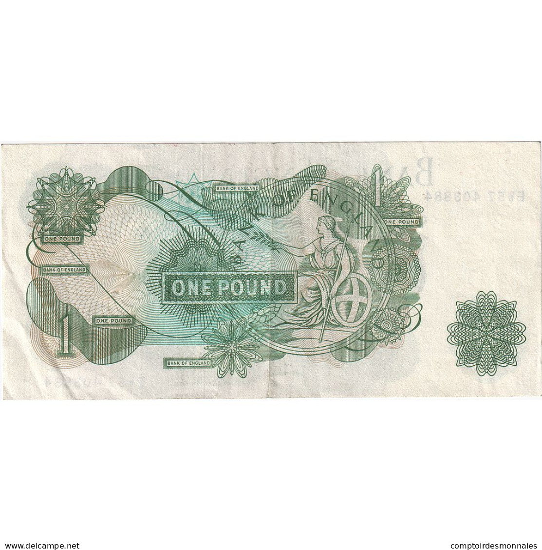 Grande-Bretagne, 1 Pound, Undated (1970-77), KM:374g, TTB - 1 Pound