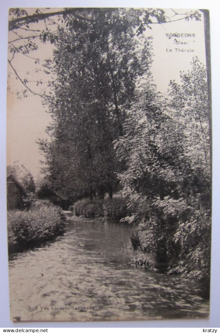 FRANCE - OISE - SONGEONS - Le Thérain - 1918 - Songeons