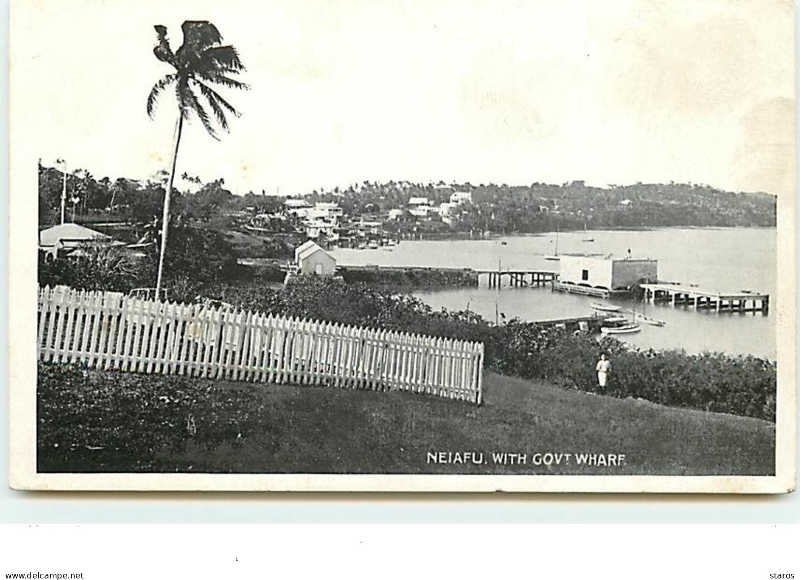 TONGA - Neiafu - With Gov. Wharf - Tonga