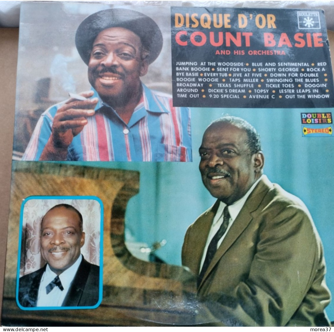 Disque D'or  COUNT BASIE     Album Double    ROULETTE  SLVLXR 525   (CM2) - Jazz