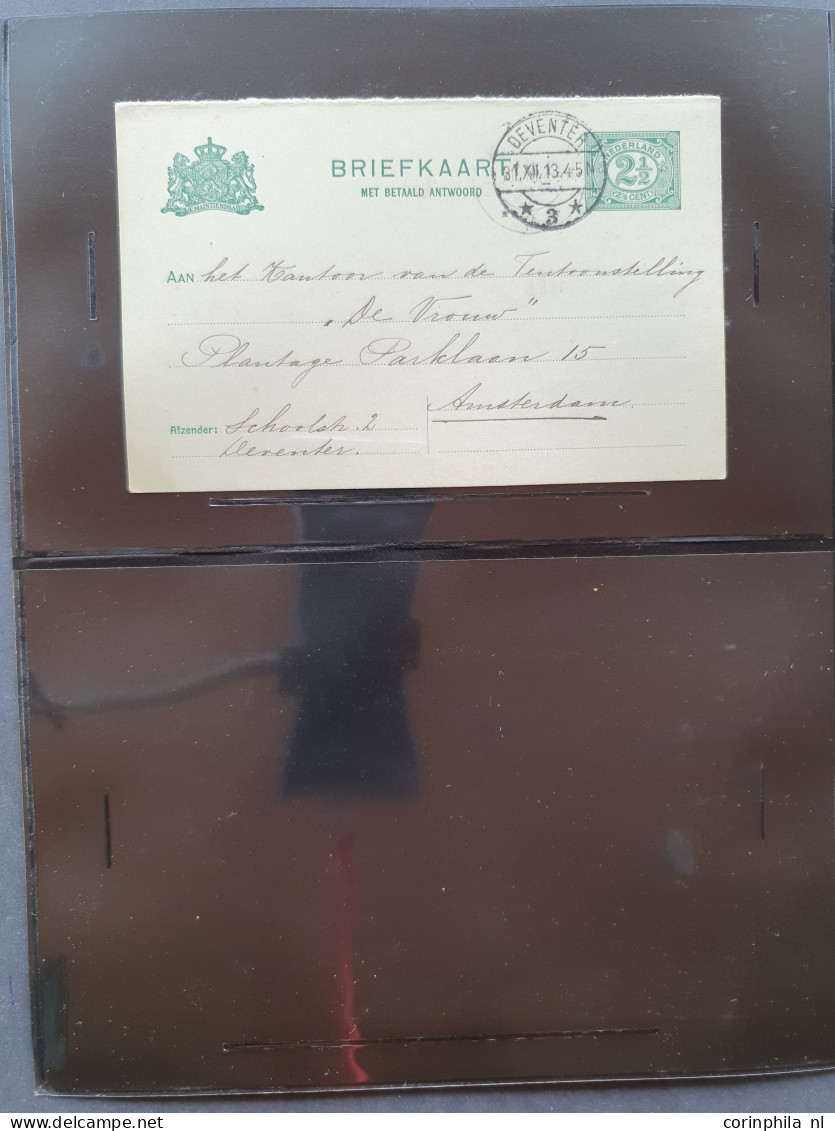 Cover 1908-1927 briefkaarten uitgebreide collectie zowel ongebruikt als gebruikt verzameld met beter inclusief verschove