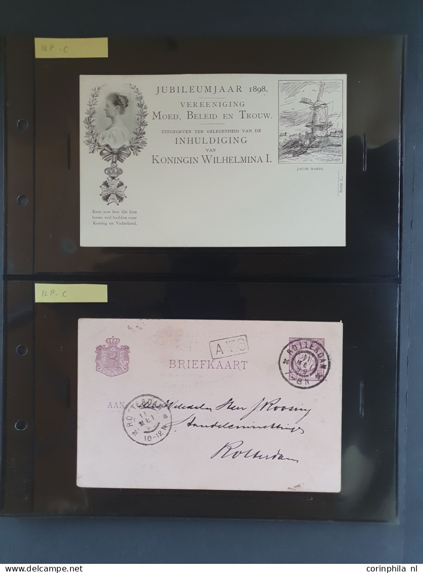 Cover 1898 Particuliere Briefkaarten Wilhelmina Geuzendam P33 En P36 Collectie Ongebruikt En Gebruikt Compleet W.b P36 B - Collections