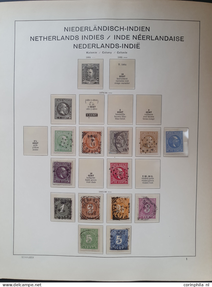 1870-1978, collectie in 2 Schaubek klembanden