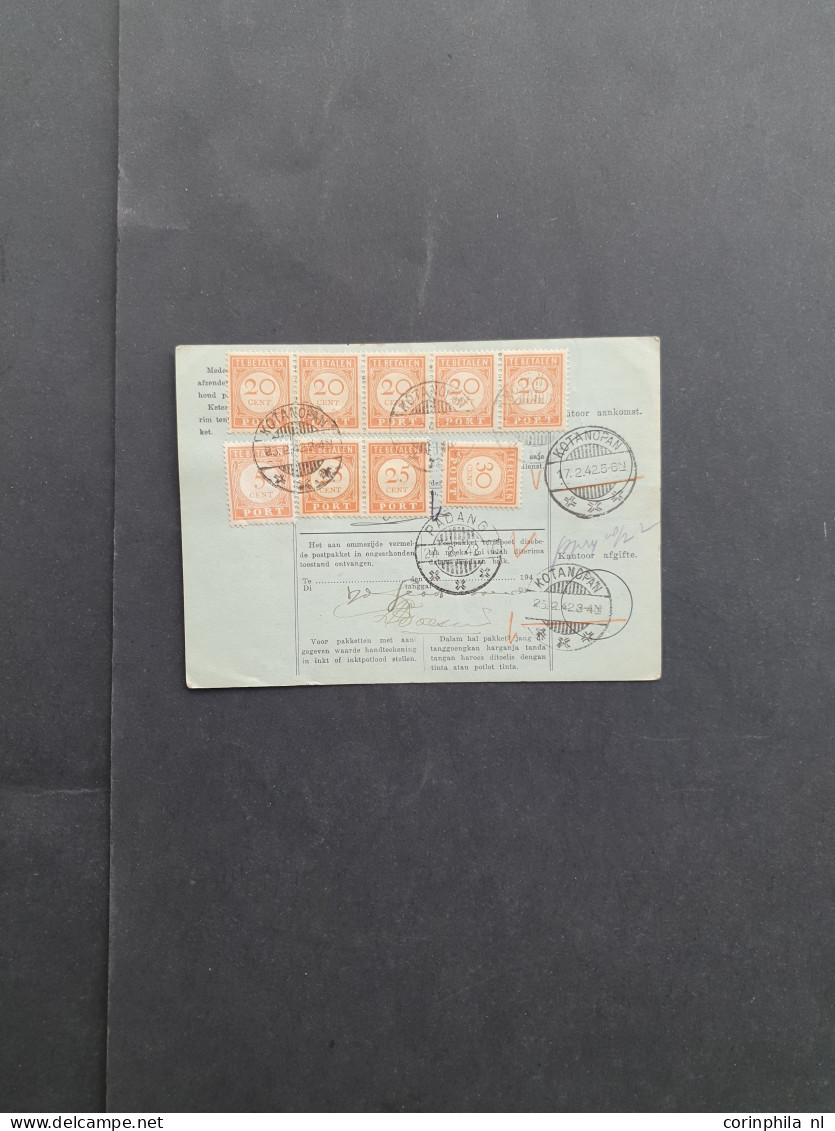Cover , Airmail 1920-1940ca. Langebalkstempels A-Z Op Post(waarde)stuk (ca. 450 Stukken) W.b. Aangetekend, Censuur, Iets - Netherlands Indies