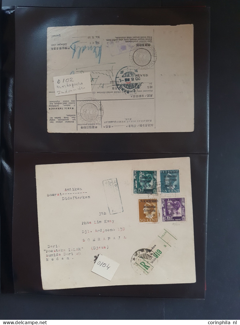 1942-1945 including small stock */** and used, postmarks with better offices, covers/postcards with some better items pa