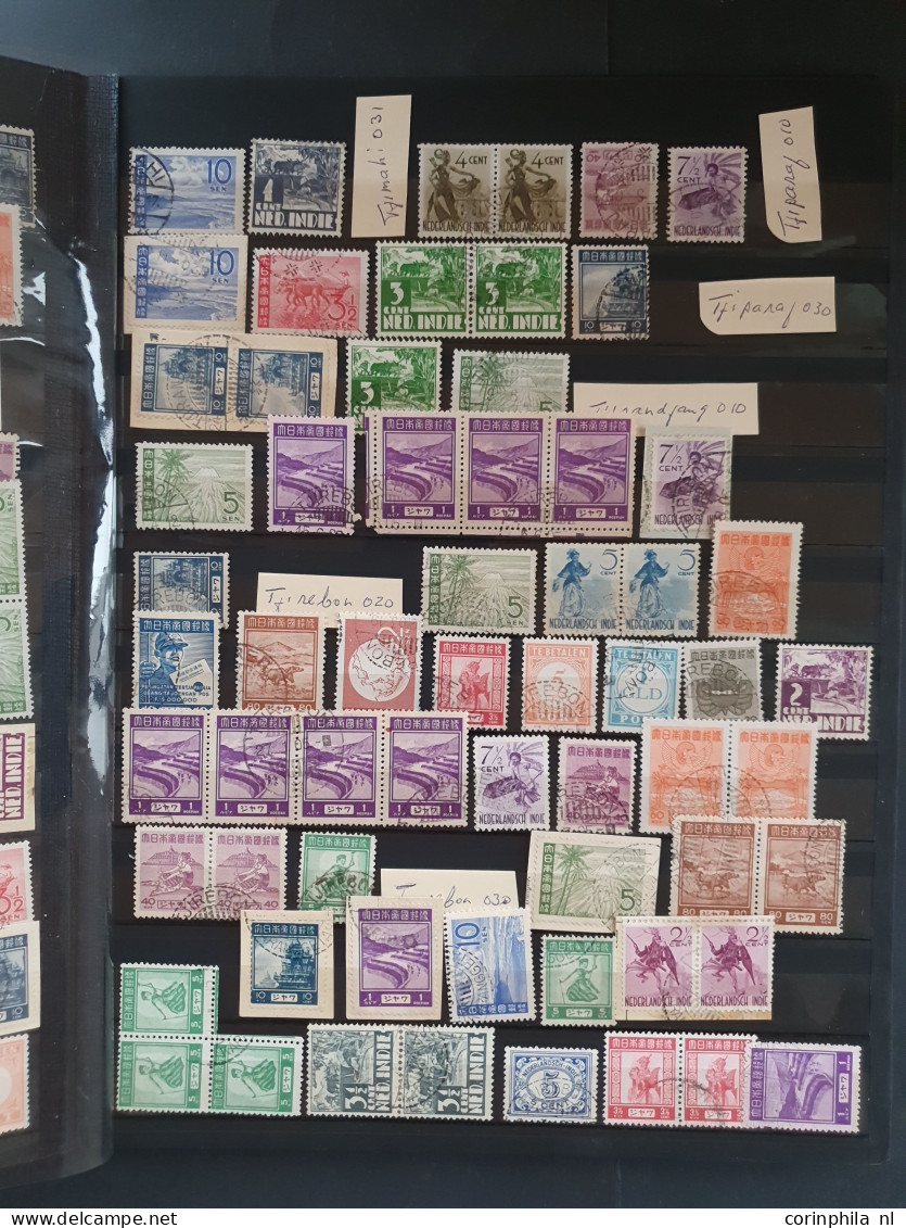 1942-1945 including small stock */** and used, postmarks with better offices, covers/postcards with some better items pa