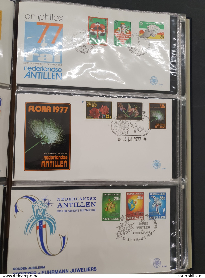 Cover 1957-2007 , collectie fdc's in 8 albums