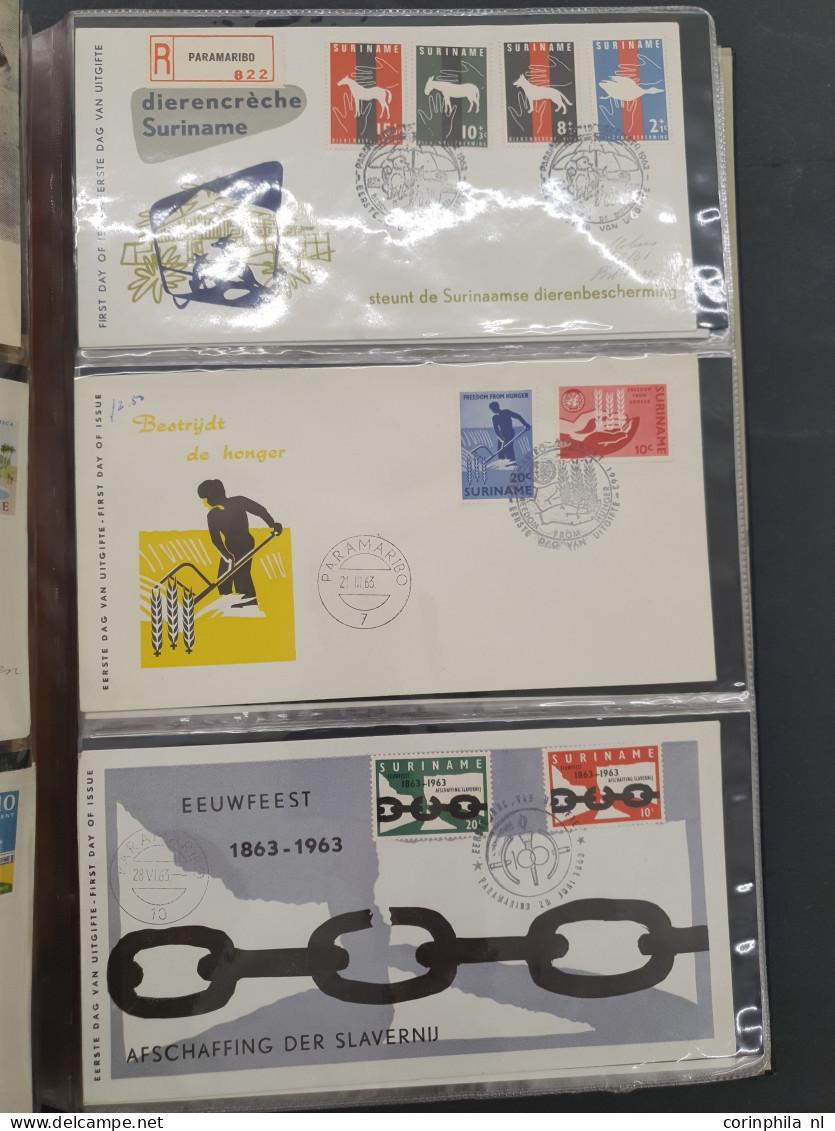 Cover 1957-2007 , collectie fdc's in 8 albums