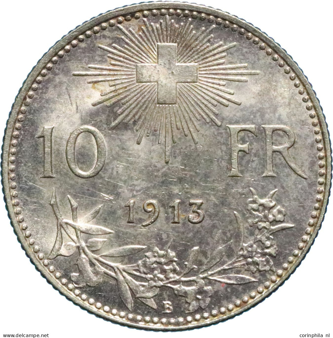 Switzerland, 10 Francs 1913 (Friedberg 504) – Gold 3.2258gr. 0.900 – UNC- - Autres & Non Classés