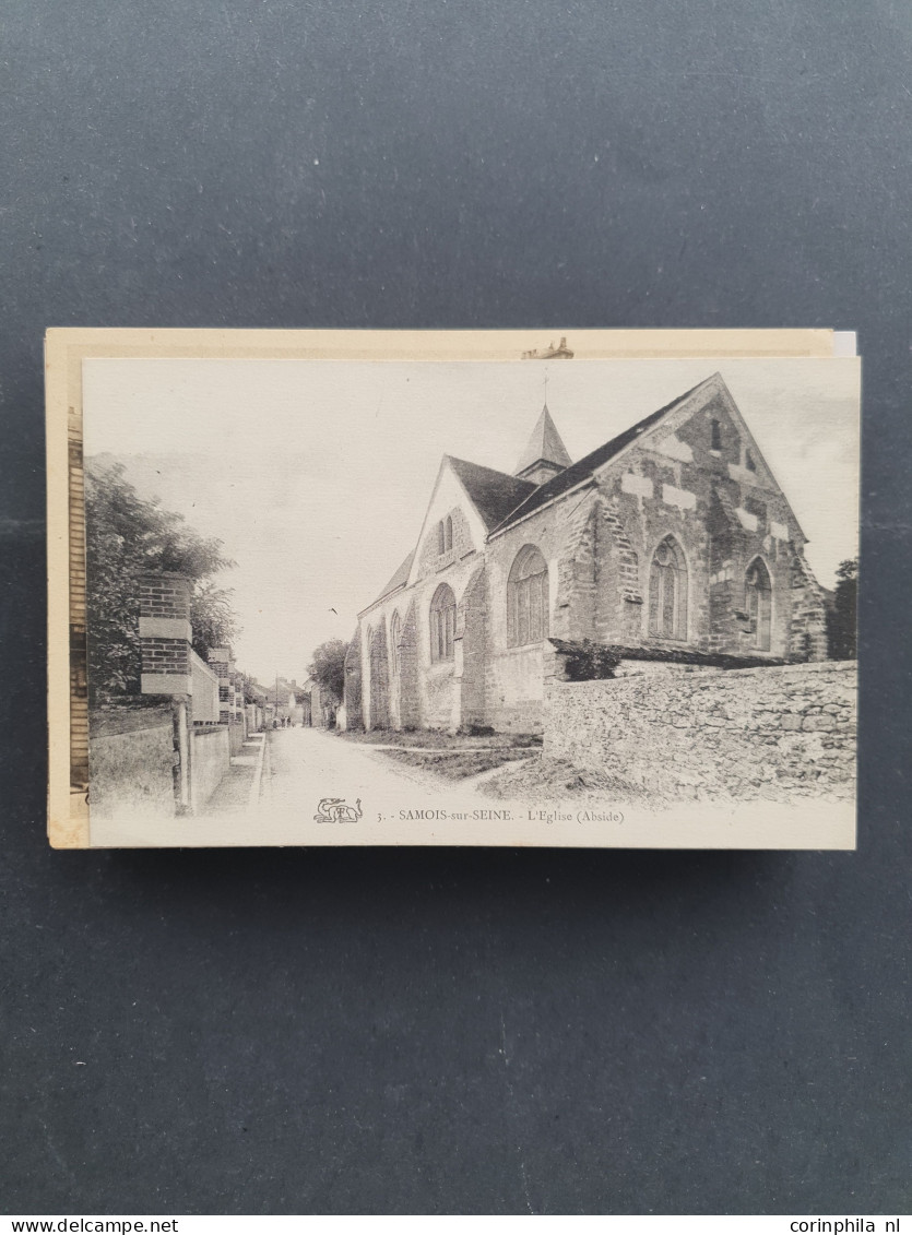 Cover France, over 1900 postcards including older in plastic box