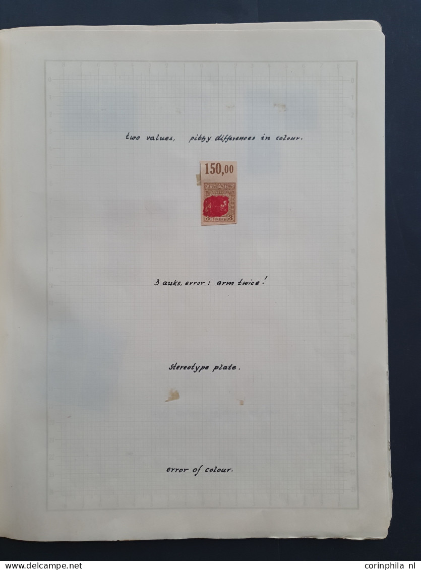 1884/1990, Mostly (*)/*/** Sets And Miniature Sheets Including Lithuania Approx. 44 Proofs And Errors Of The 1919 Issue, - Europe (Other)