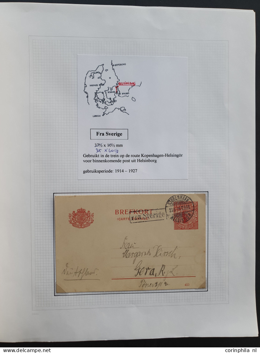 Cover 1854/1973 Collection In- And Outcoming Shipmail Including Better Items E.g. Stampless Cover With Fra Stettin Cance - Autres - Europe