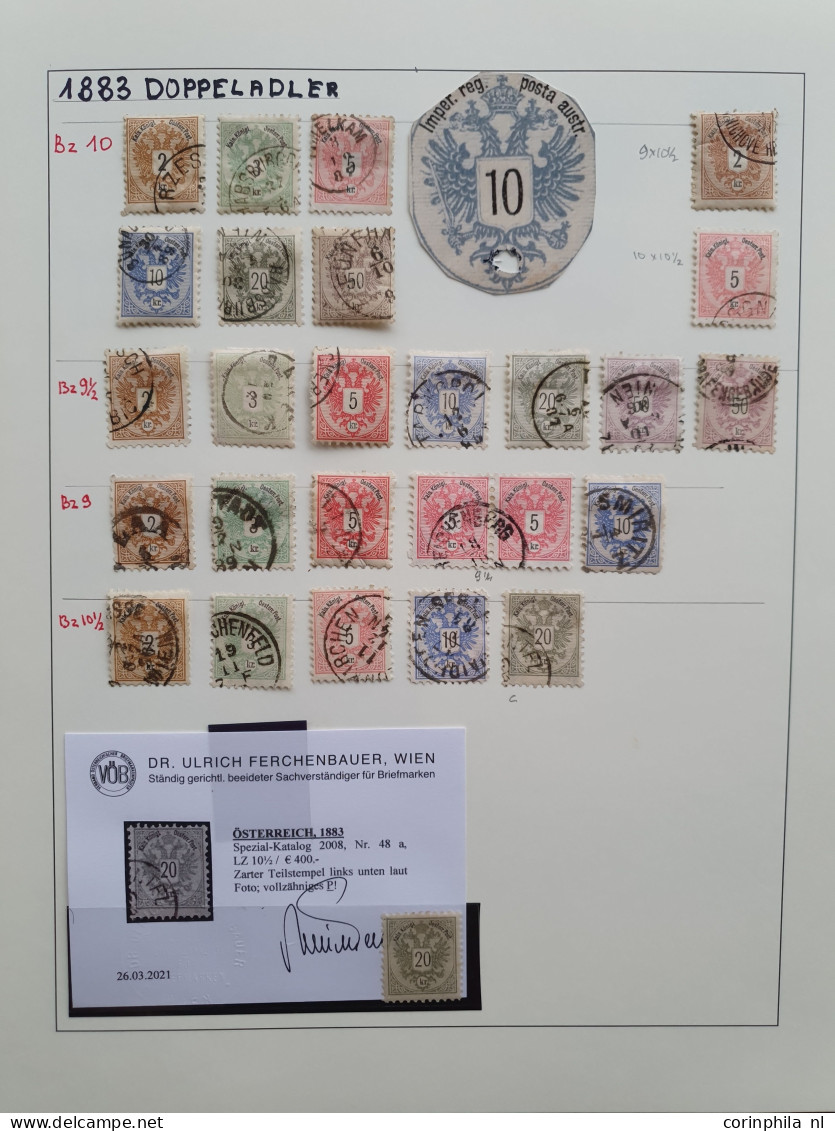 1883/1918c. Specialised Collection, Used And */** With Better Items, Perforations, Postmarks, And Back Of The Book With  - Autres & Non Classés