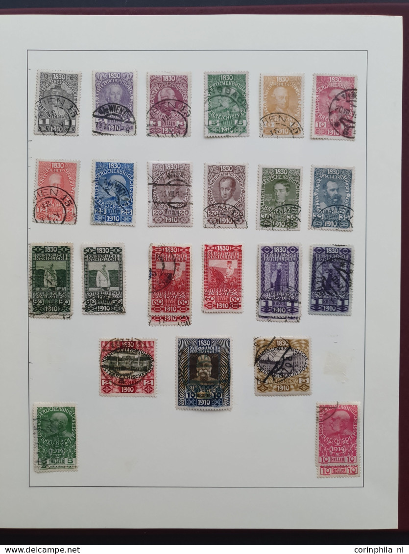 1883/1918c. specialised collection, used and */** with better items, perforations, postmarks, and back of the book with 