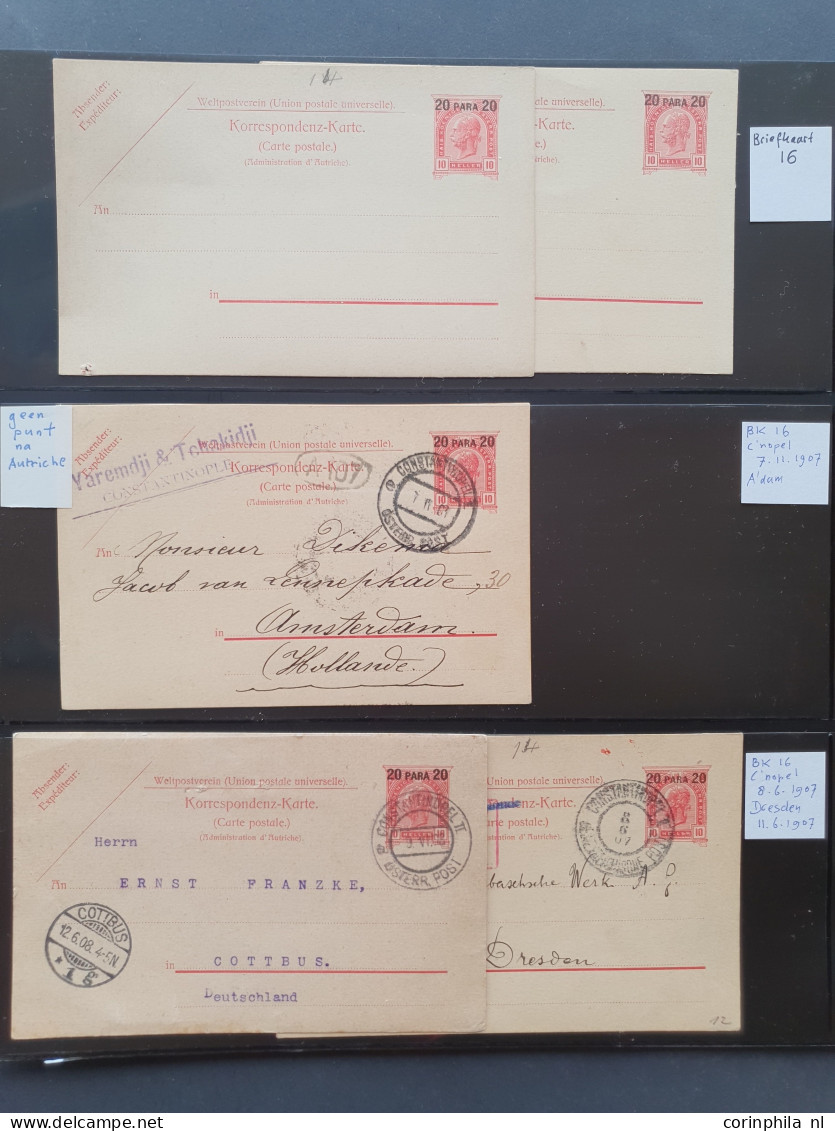 1863/1918 collection including postmarks on Lombardy Venetia and Austria (used abroad), many duplicates with perforation