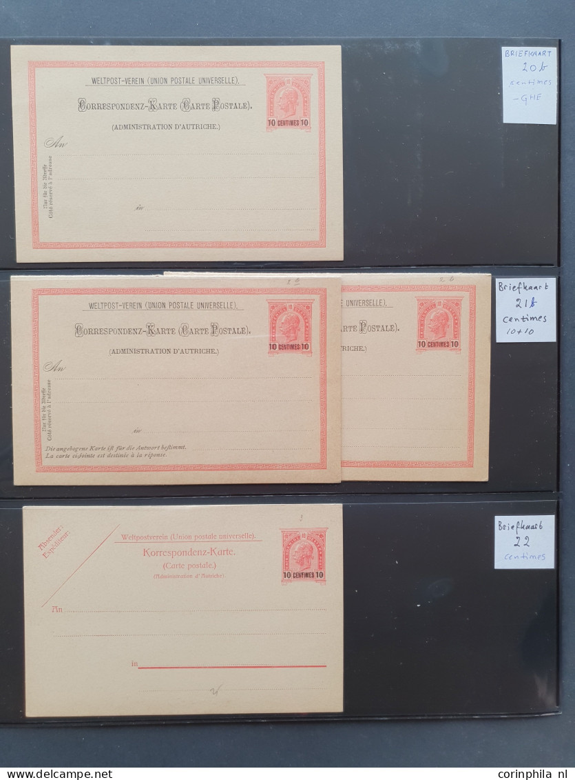 1863/1918 collection including postmarks on Lombardy Venetia and Austria (used abroad), many duplicates with perforation