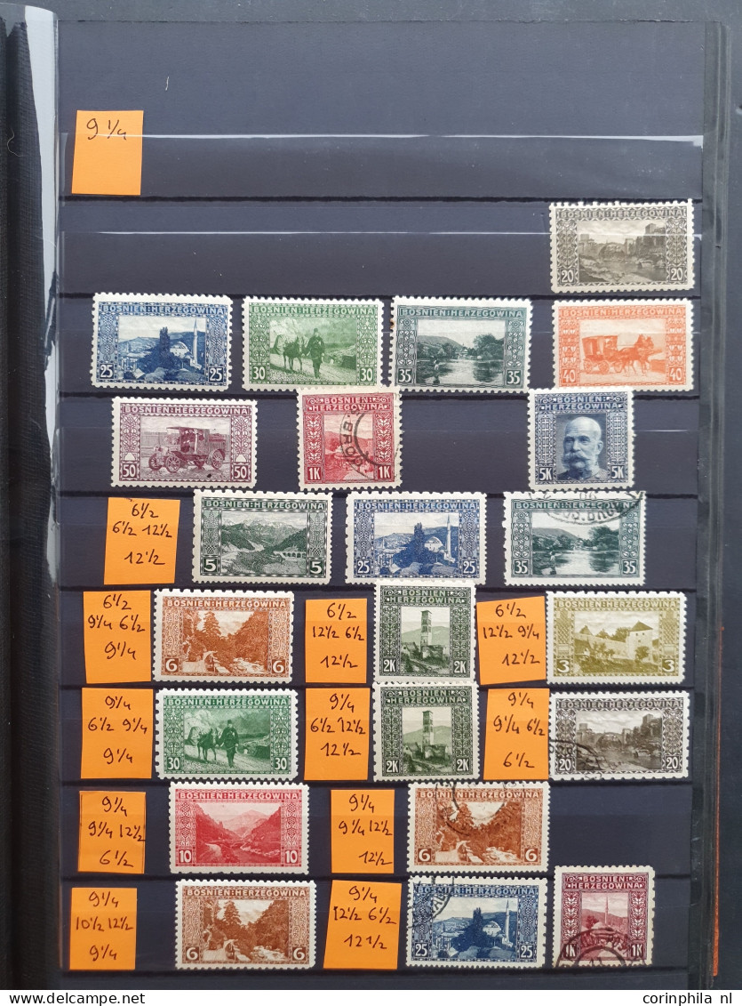 1879/1918 Specialised Collection With Better Items, Arms, Perforations (including Coleman), Postmarks, Imperfs And Feldp - Bosnien-Herzegowina