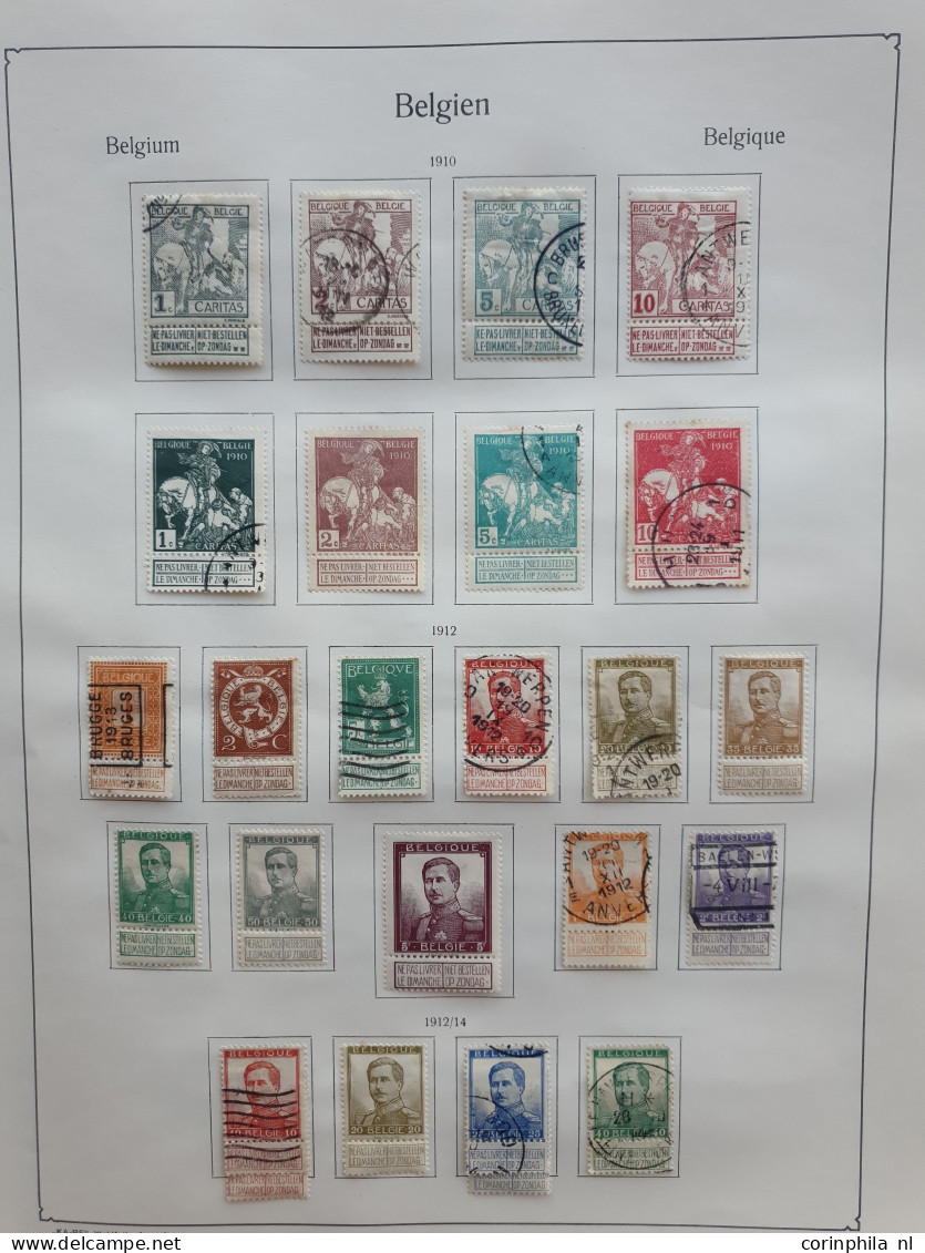 1849/1938 collection used and * with many better items and sets incl. 5 fr. Leopold, 5 franken, Orval sets, Madonna, rai