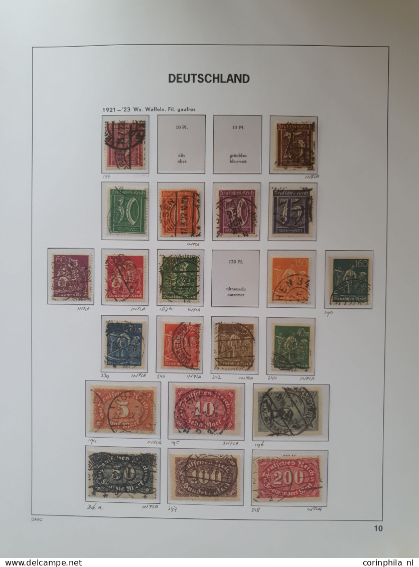 1872/1945 almost complete used collection with better values and postmarks including Mi. no. 30 with H.Hung certificate,