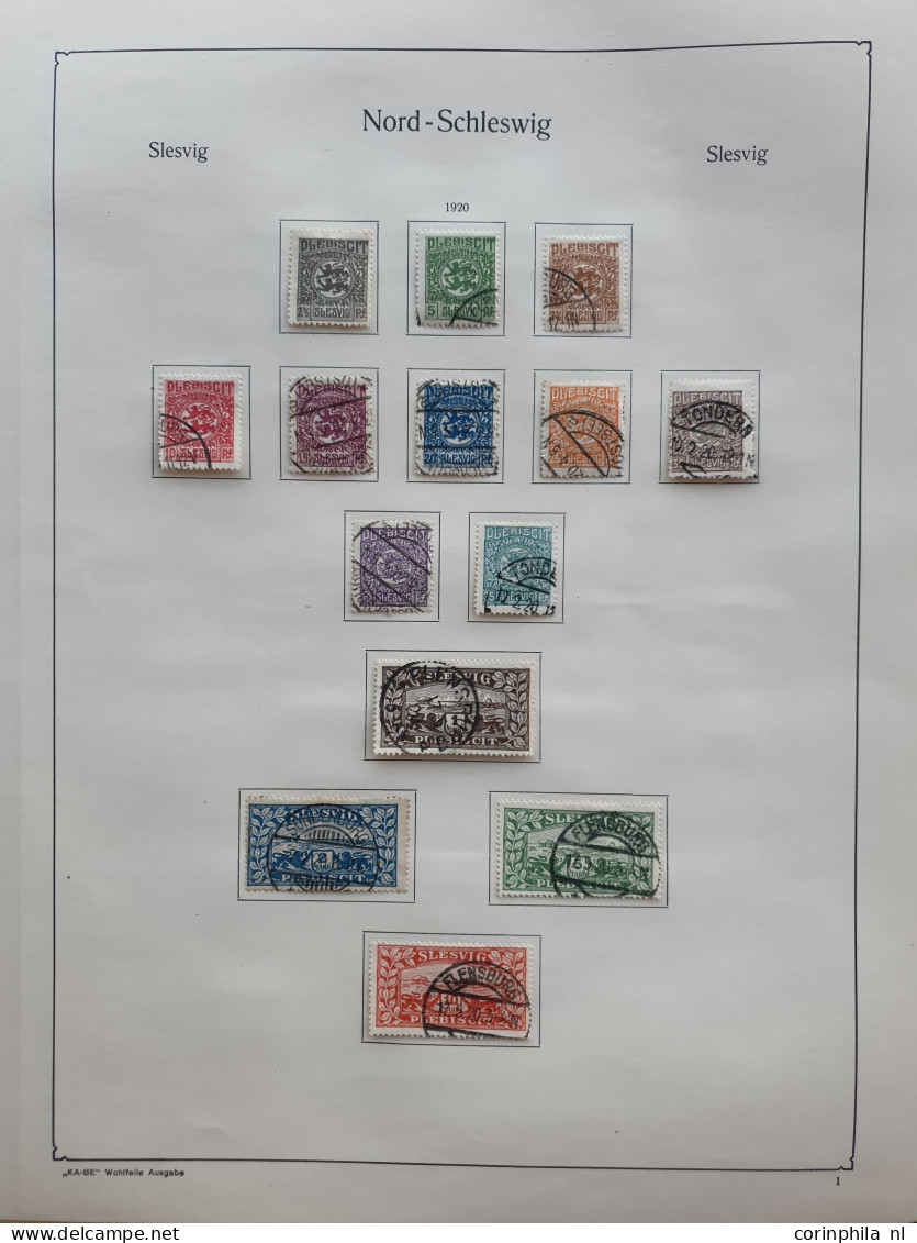 1872/1945 collection used and * with many better items (Brustschild, Zeppelins, Iposta miniature sheet, Occupied zones e