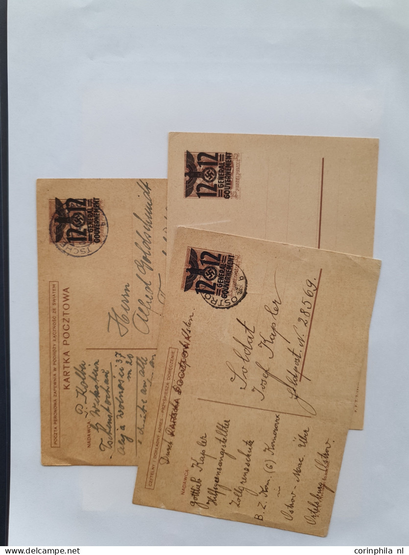 Cover 1939-1944 exhibition collection postal stationery (over 200 items) used and unused including better ex., forerunne