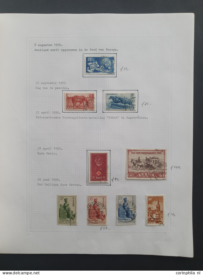 1850-1970 ca., with a.o. Bavaria, German Empire, Peblicites and Berlin in stockbooks, on leaves and on stock cards in bo