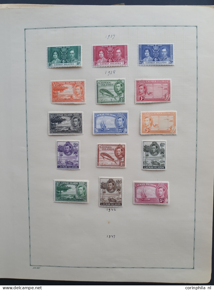 1850c-1940 collection used and * with better items and sets including Caymans, Grenada, British Honduras, Jamaica ,Brune