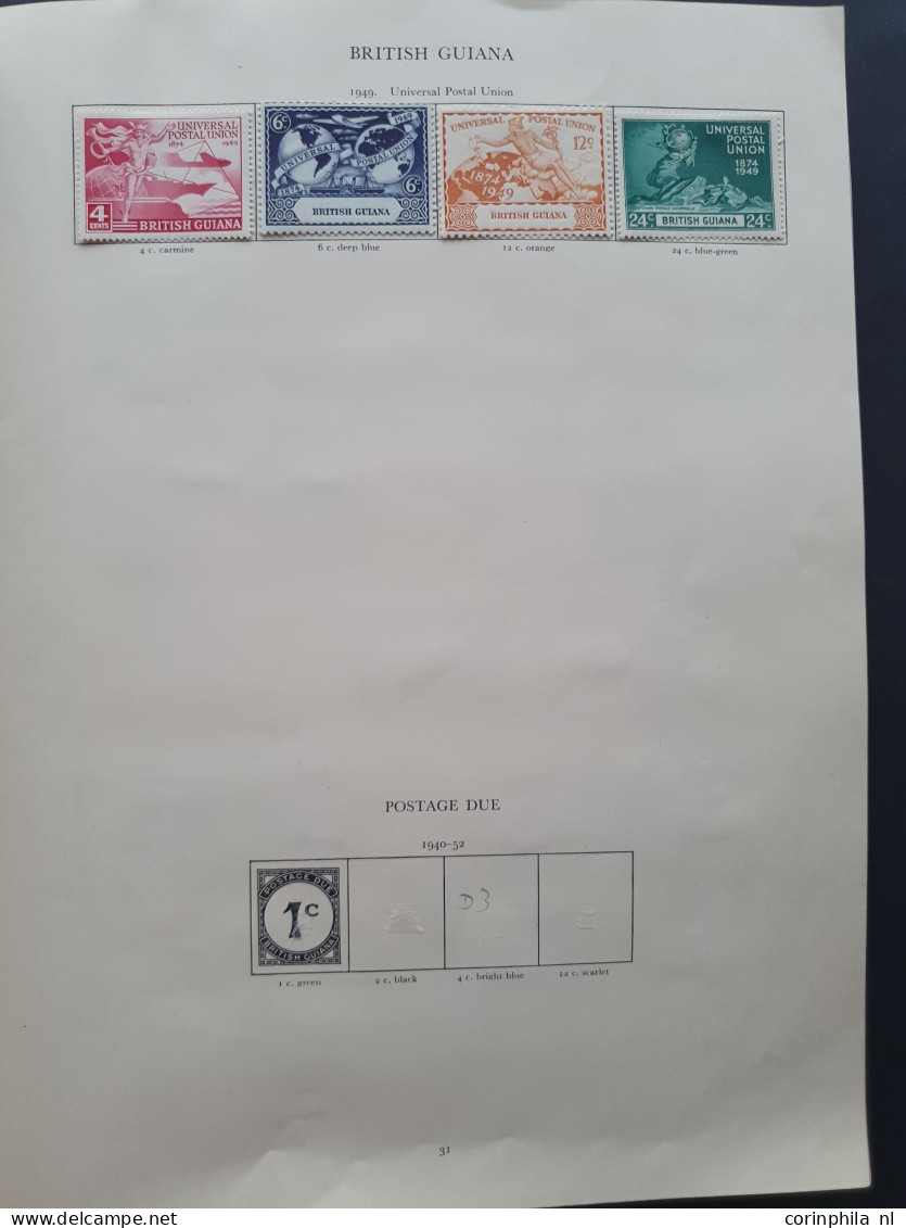 1937-1952 collection George VI all * with better material including Malaysian States in Stanley Gibbons album