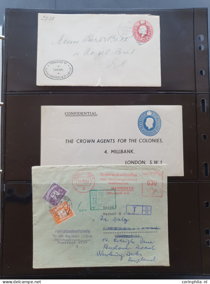 Cover 1870-1970c. Postal History (covers And Mostly Postal Stationery) Including Great Britain (Silver Jubilee On Cover  - Other & Unclassified