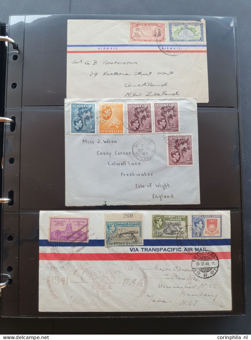 Cover 1870-1970c. postal history (covers and mostly postal stationery) including Great Britain (Silver Jubilee on cover 